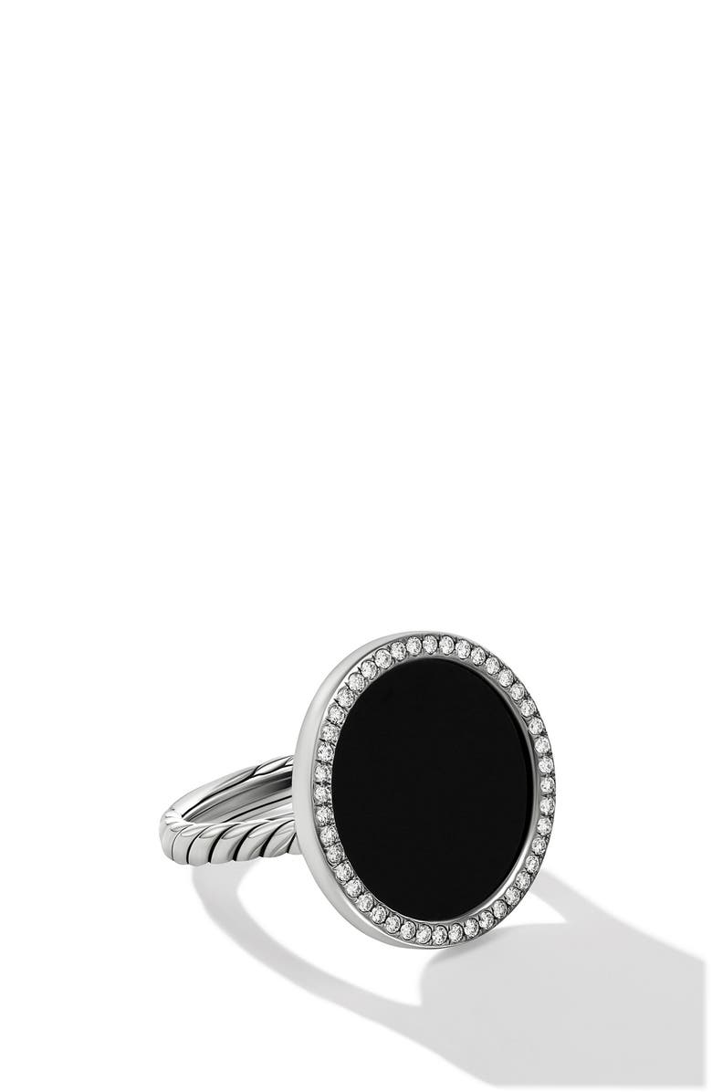 David Yurman DY Elements Ring with Pavé Diamonds, Main, color,