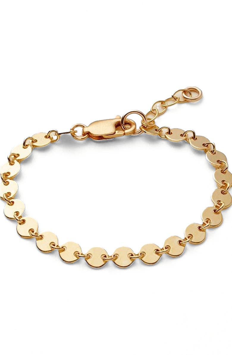 MADE BY MARY Poppy Bracelet, Alternate, color, Gold Filled