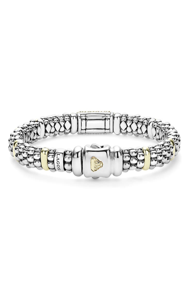 LAGOS Signature Caviar Rope Bracelet, Alternate, color, 