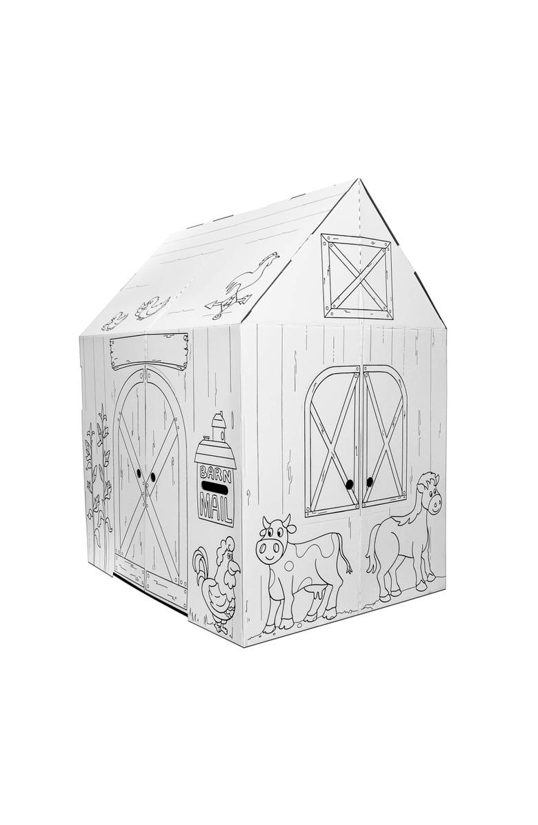 Easy Playhouse Barn Kids Art & Crafts, Main, color, Multicolored