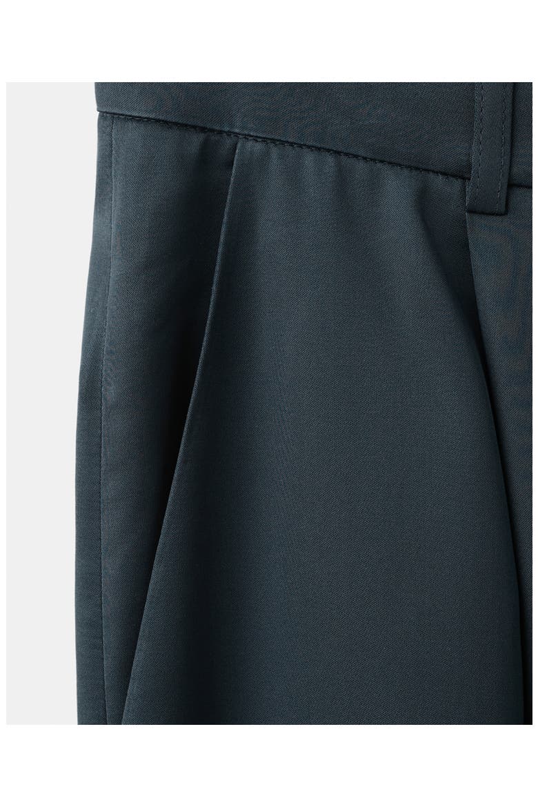 Straight Leg Satin Pants, Alternate, color, BLUE