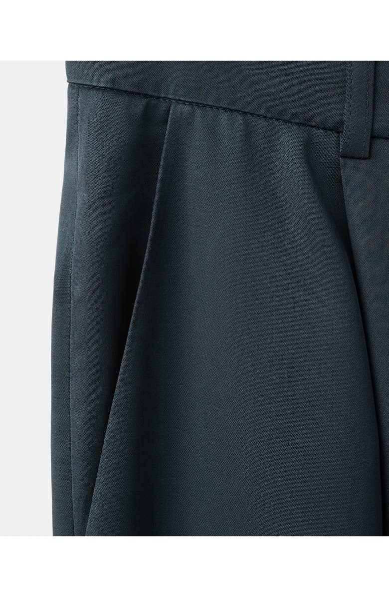 MANGO Straight Leg Satin Pants, Alternate, color, 