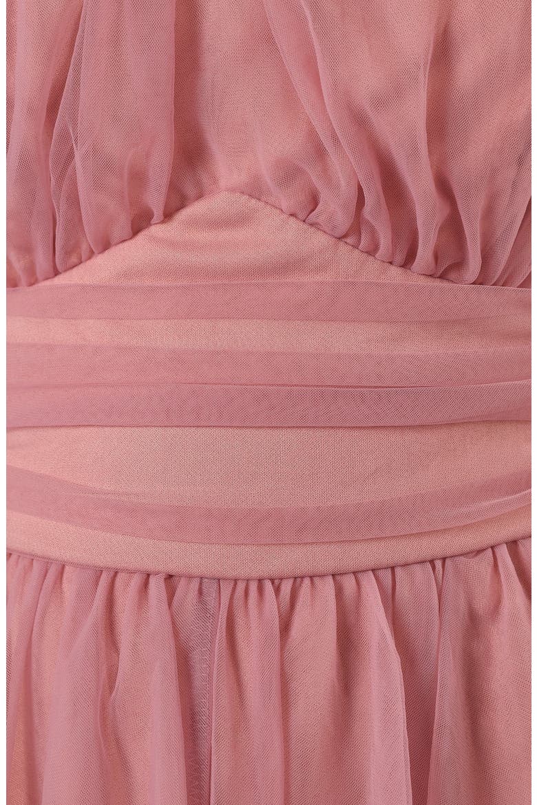 Aletta Tulle Halter Dress, Alternate, color, PINK