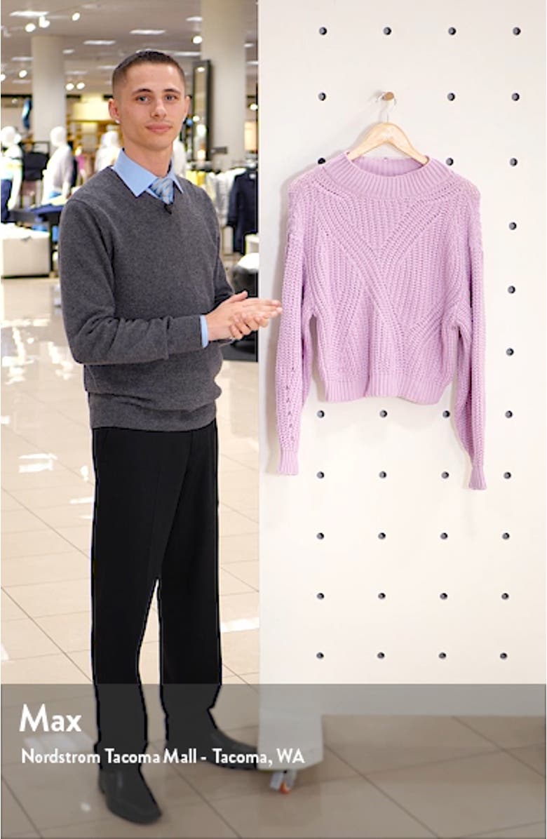 Traveling Stitch Sweater, sales video thumbnail