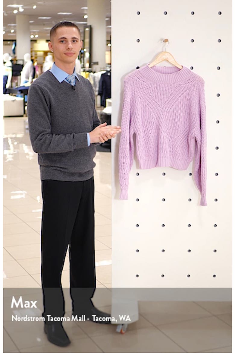 Traveling Stitch Sweater video