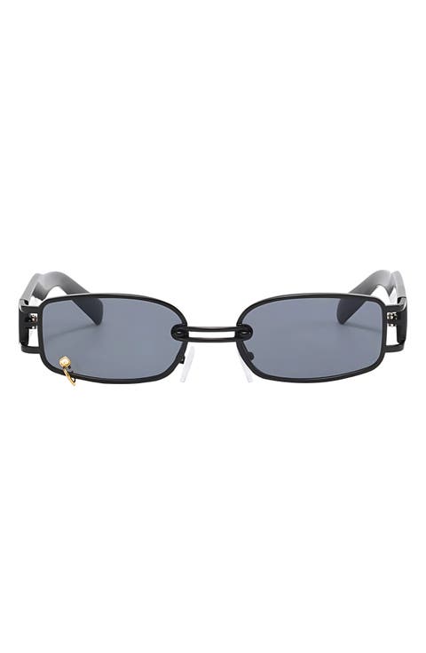 Inez 55mm Rectangular Sunglasses