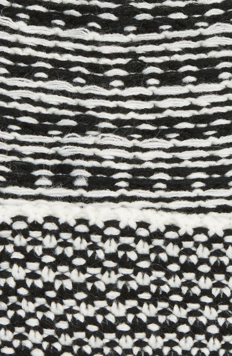 Rebecca Minkoff Patchwork Jacquard Pompom Beanie, Alternate, color, 