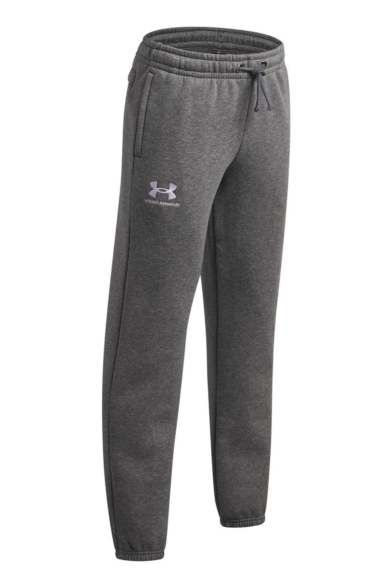 Kids' Icon Cotton Blend Fleece Sweatpants, Alternate, color, PITCH GRAY LIGHT