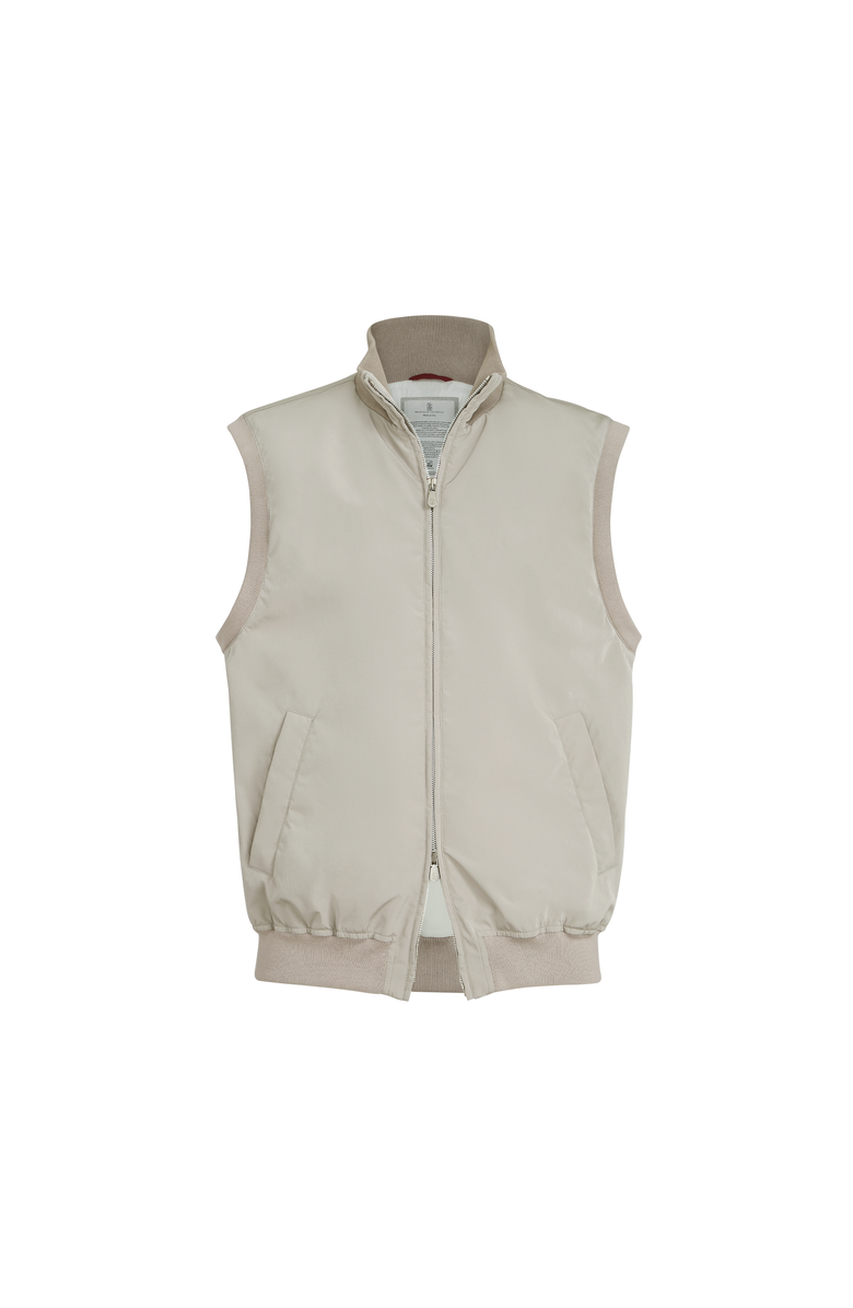 Brunello Cucinelli Vest with Thermore<sup>®</sup> padding, Main, color, Dove Grey