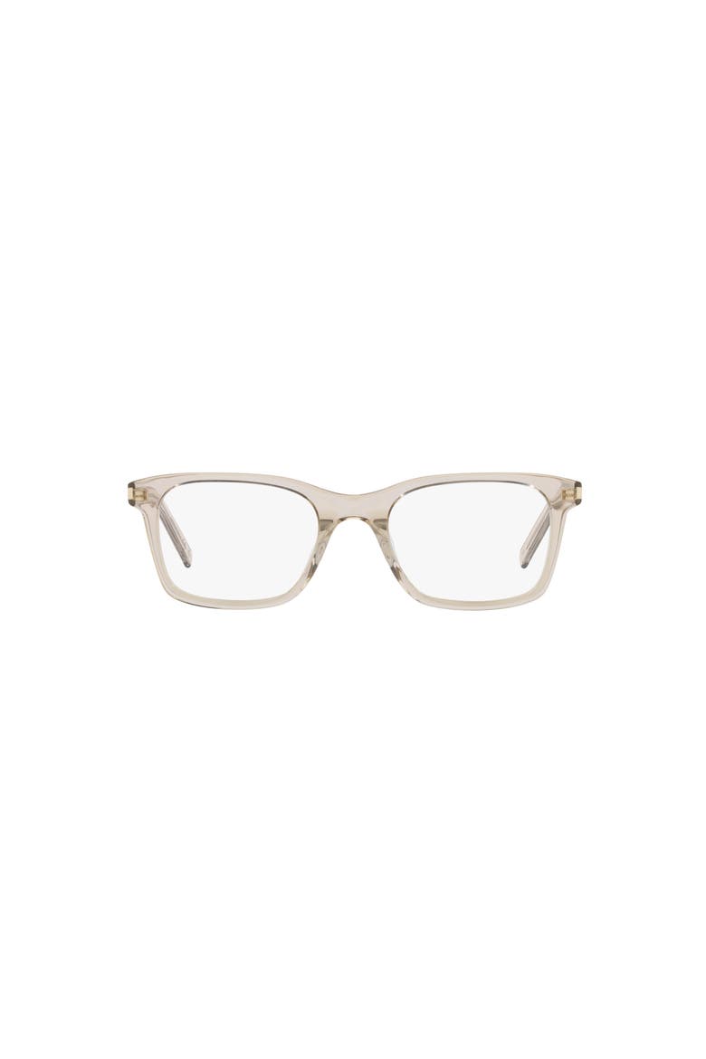 51mm Rectangle optical glasses, Alternate, color, Brown