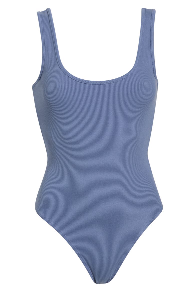 Nica Scoop Neck Tank Bodysuit, Alternate, color, WILD WIND