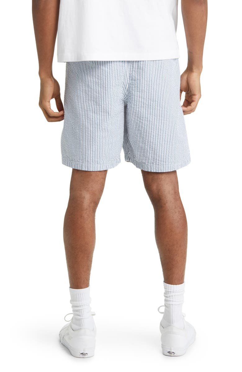 Vans Stripe Cotton Seersucker Shorts, Alternate, color, 