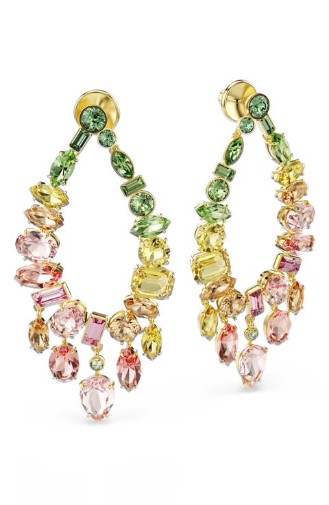 Gema Crystal Hoop Earrings