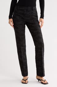 Longchamp Logo Jacquard Slim Fit Pants