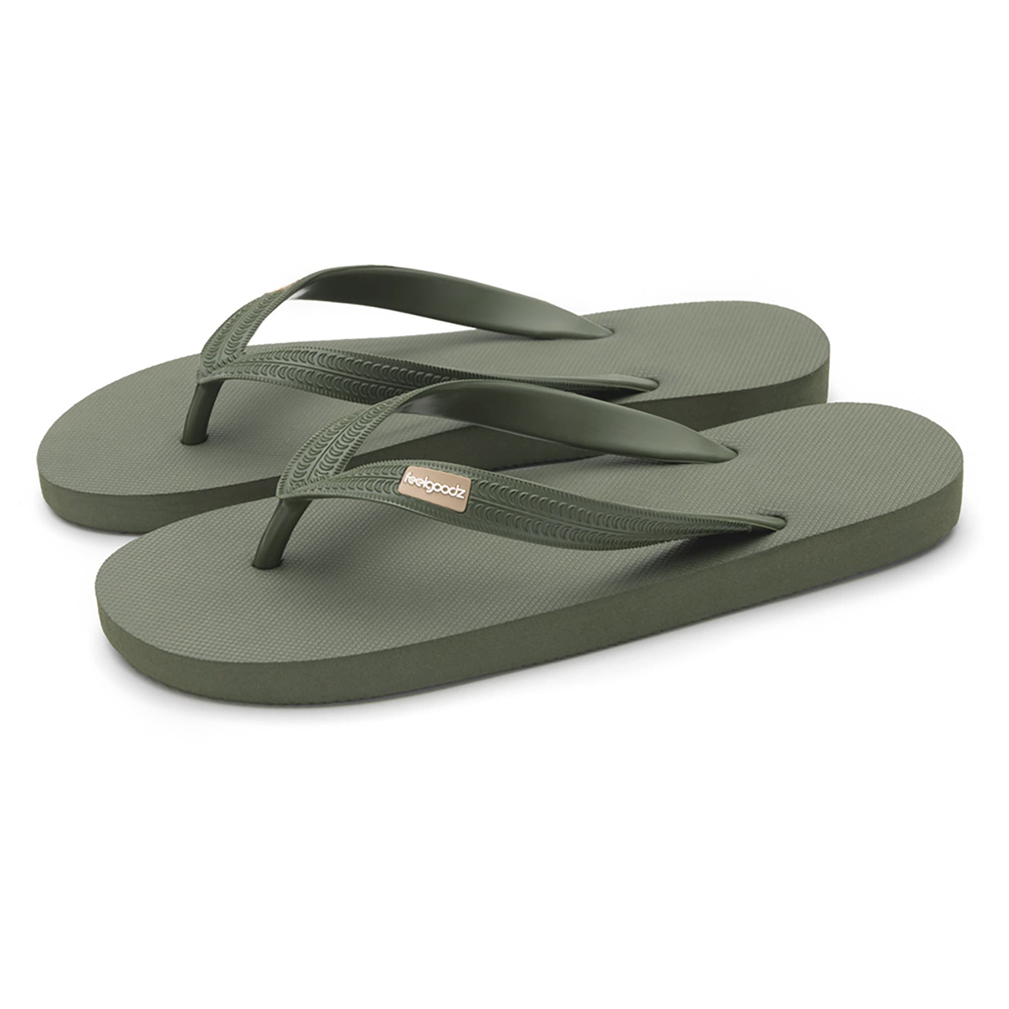 Women's Classicz Core Natural Rubber Flip-Flop Thong Sandals, Main, color, Lichen