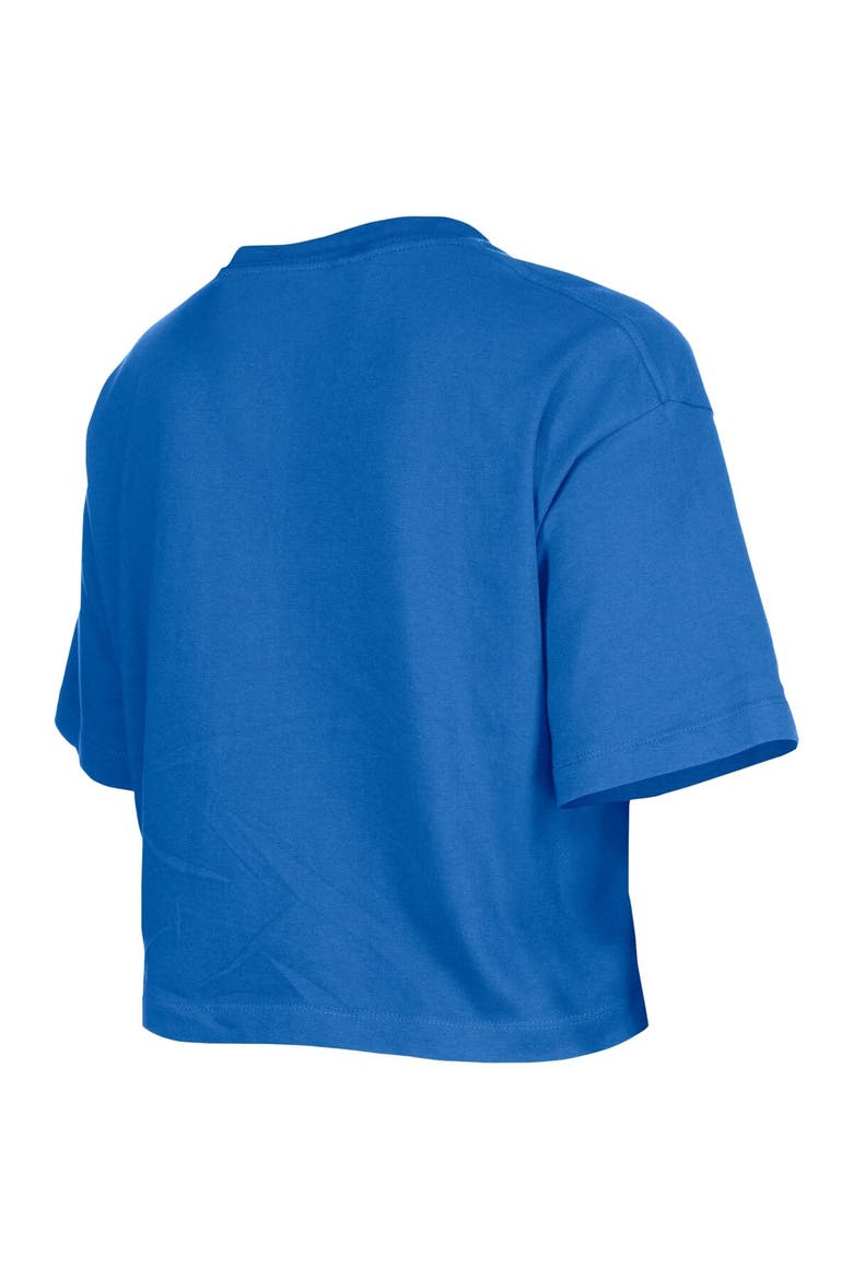 Women's New Era Royal Philadelphia 76ers Cropped T-Shirt, Alternate, color, Royal