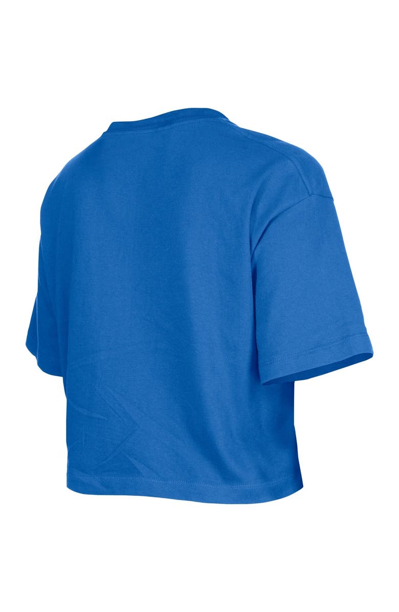 New Era Women's New Era Royal Philadelphia 76ers Cropped T-Shirt, Alternate, color, Royal