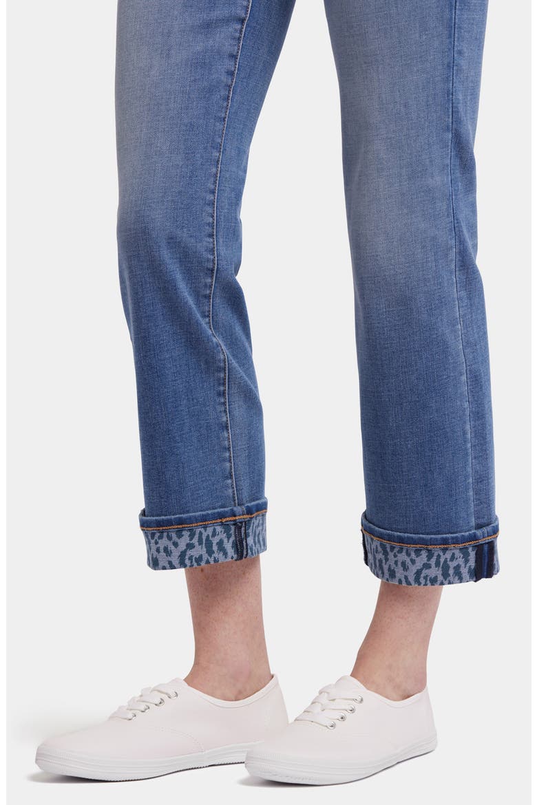 Marilyn High Waist Printed Cuff Ankle Jeans, Alternate, color, BARCELONA BREEZE