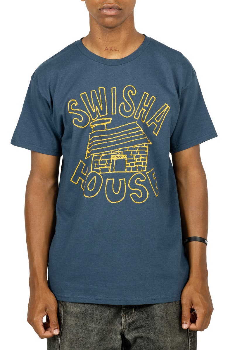 PLEASURES x Swisha House Trademark Graphic T-Shirt, Main, color,