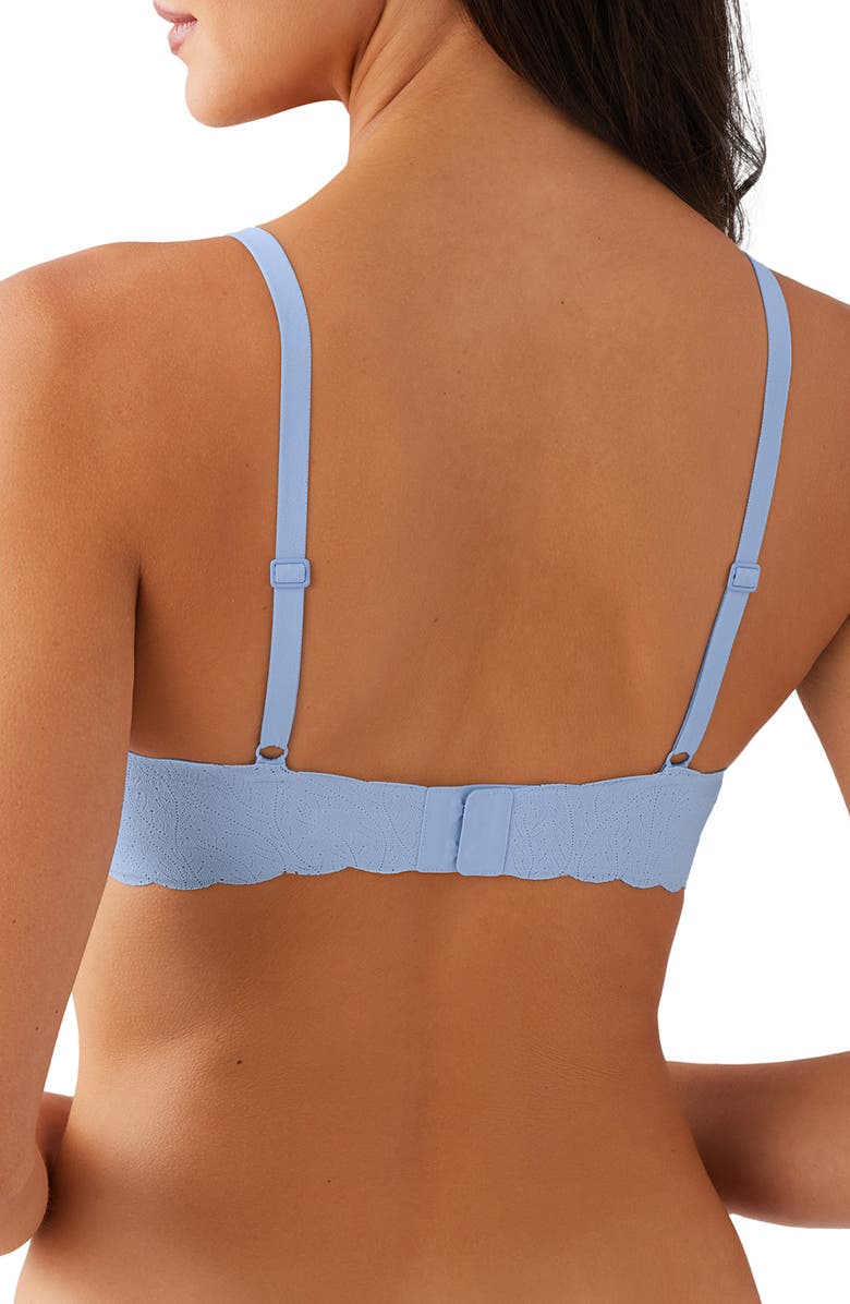 b.tempt'd by Wacoal b.wow'd Wireless Bra, Alternate, color, Frozen Fjord
