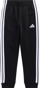 adidas Kids' 3-Stripe Cotton Blend Joggers