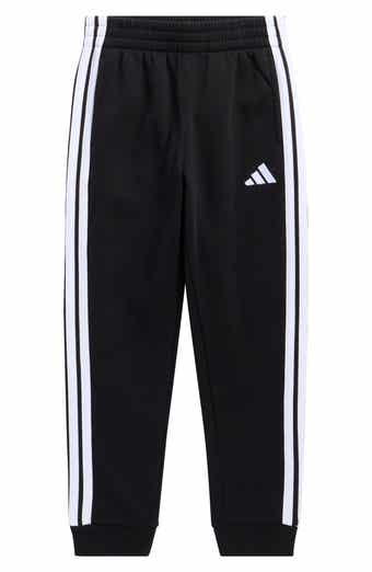 adidas Kids' 3-Stripe Cotton Blend Joggers