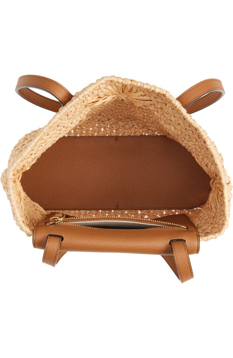 Strathberry The Small Strathberry Basket Woven Raffia Tote, Alternate, color,