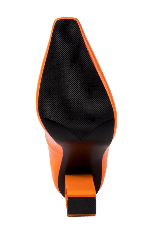 Ninety Union Pandora Patent Pump In Orange