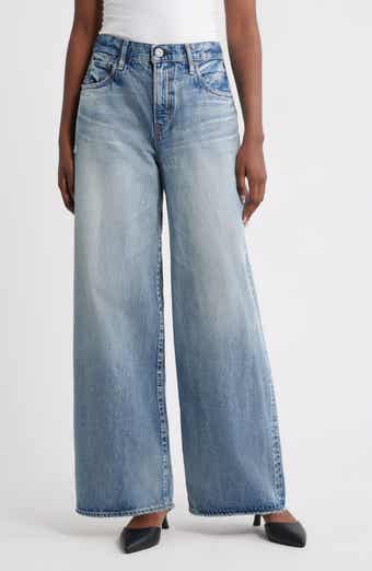 MOUSSY VINTAGE Lewes High Waist Superwide Leg Jeans