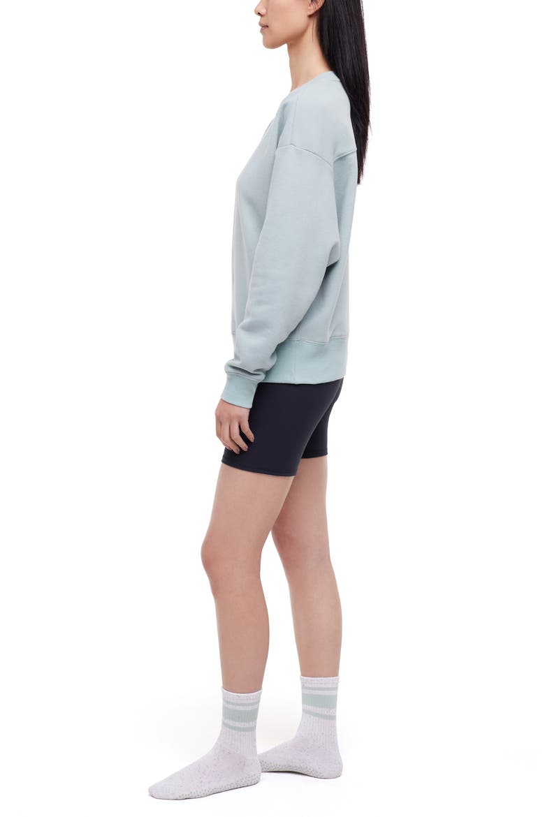 Nadine Sweatshirt, Shorts & Socks Set, Alternate, color, GRAY MIST/BLACK/WHITE