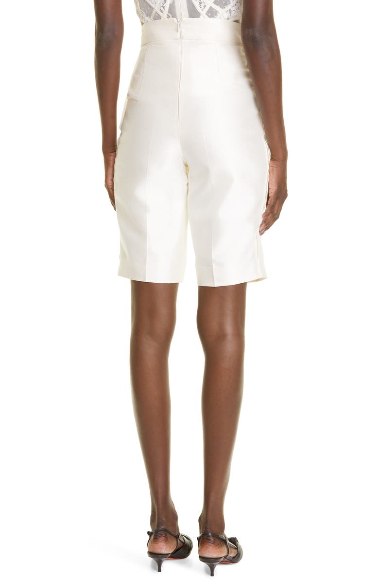 Zimmermann Zimmerman Dancer Wool & Silk Bermuda Shorts, Alternate, color,