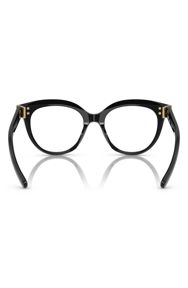 Tory Burch 51mm Phantos Optical Glasses, Alternate, color, Black