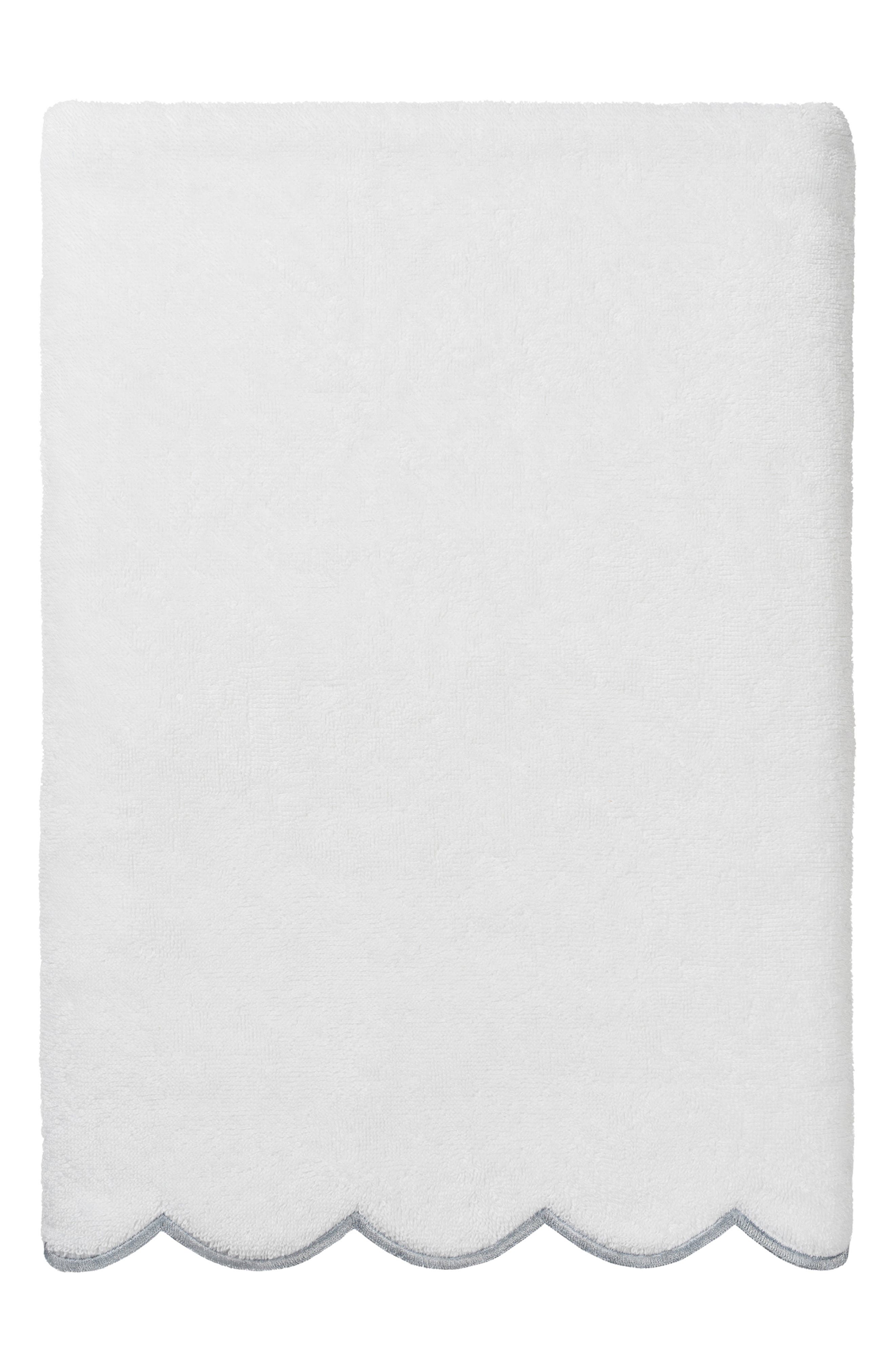 Adornia Scallop Bath Towel