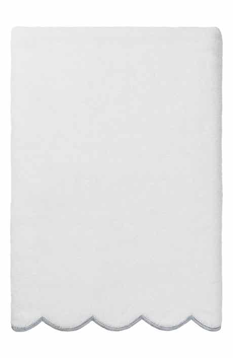 Adornia Scallop Bath Towel
