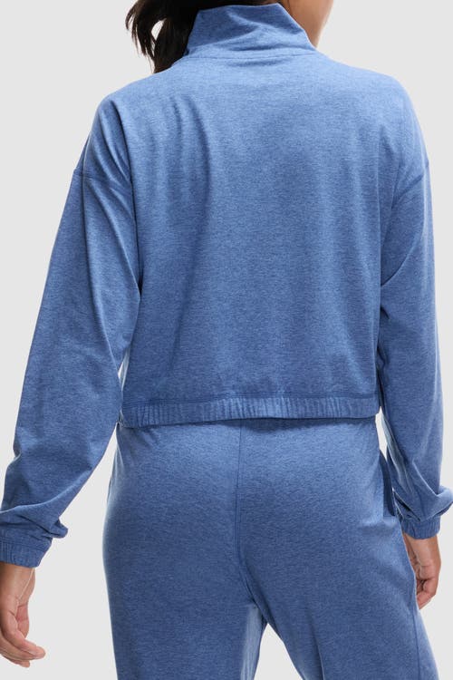 Peloton Dreamblend Funnel Neck In Deep Cobalt