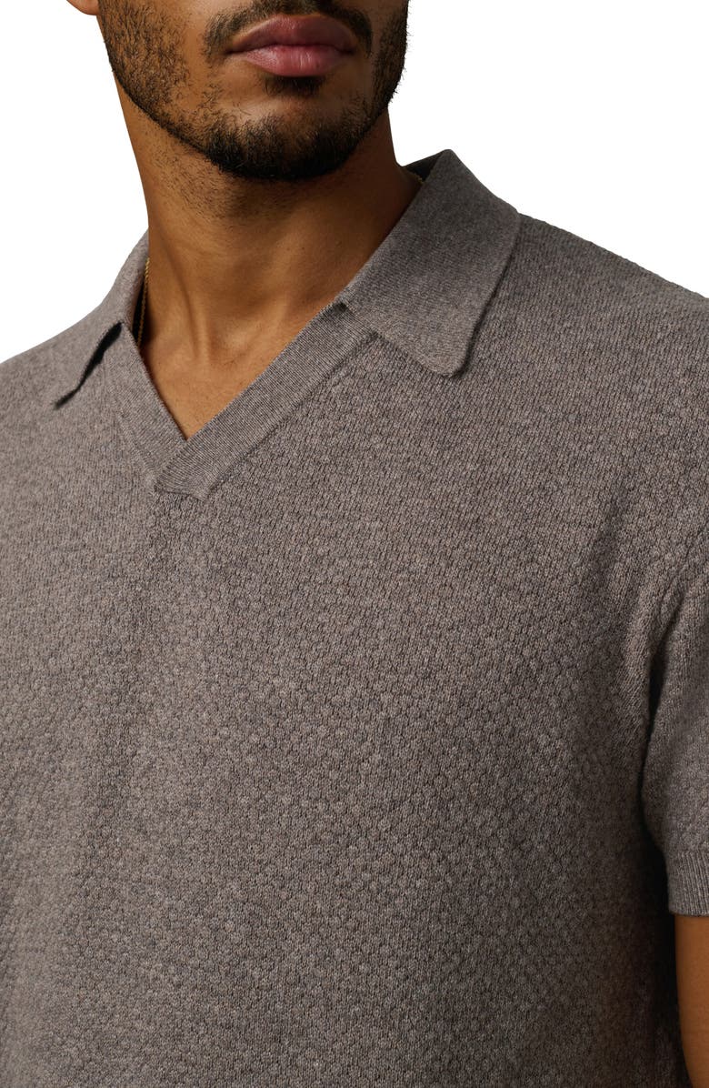 Joe's Johnny Collar Polo, Alternate, color, Mink