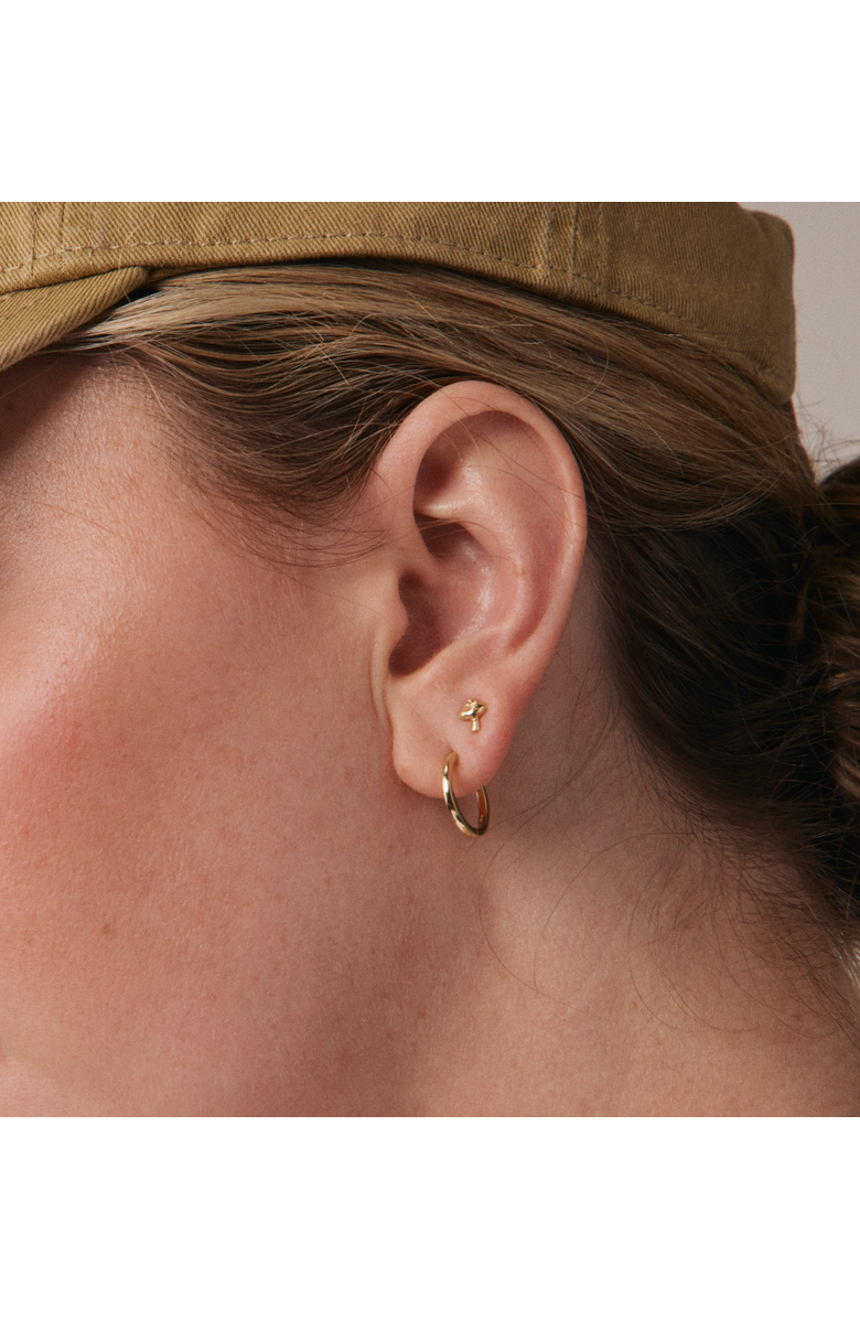 Whit Jewelry 14K Yellow Gold Mushroom Stud, Alternate, color, Gold - Butterfly Back