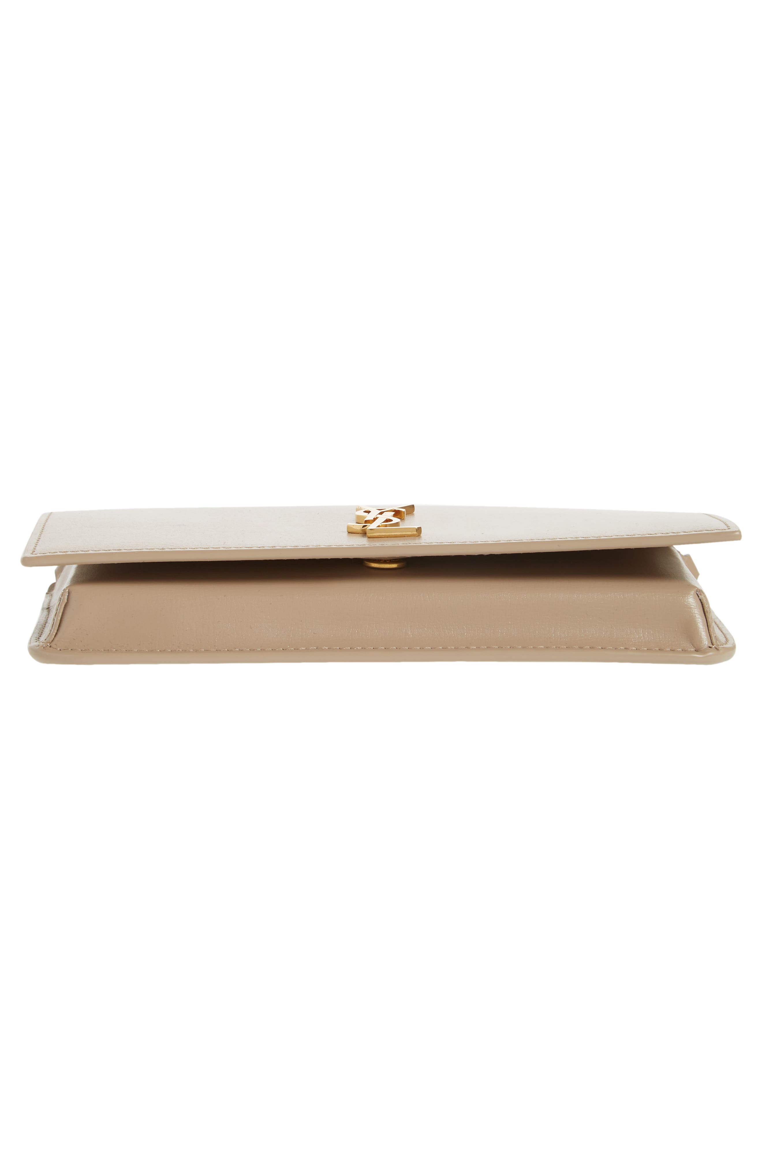 Monogram Phone Shoulder Bag, Alternate, color, DARK BEIGE