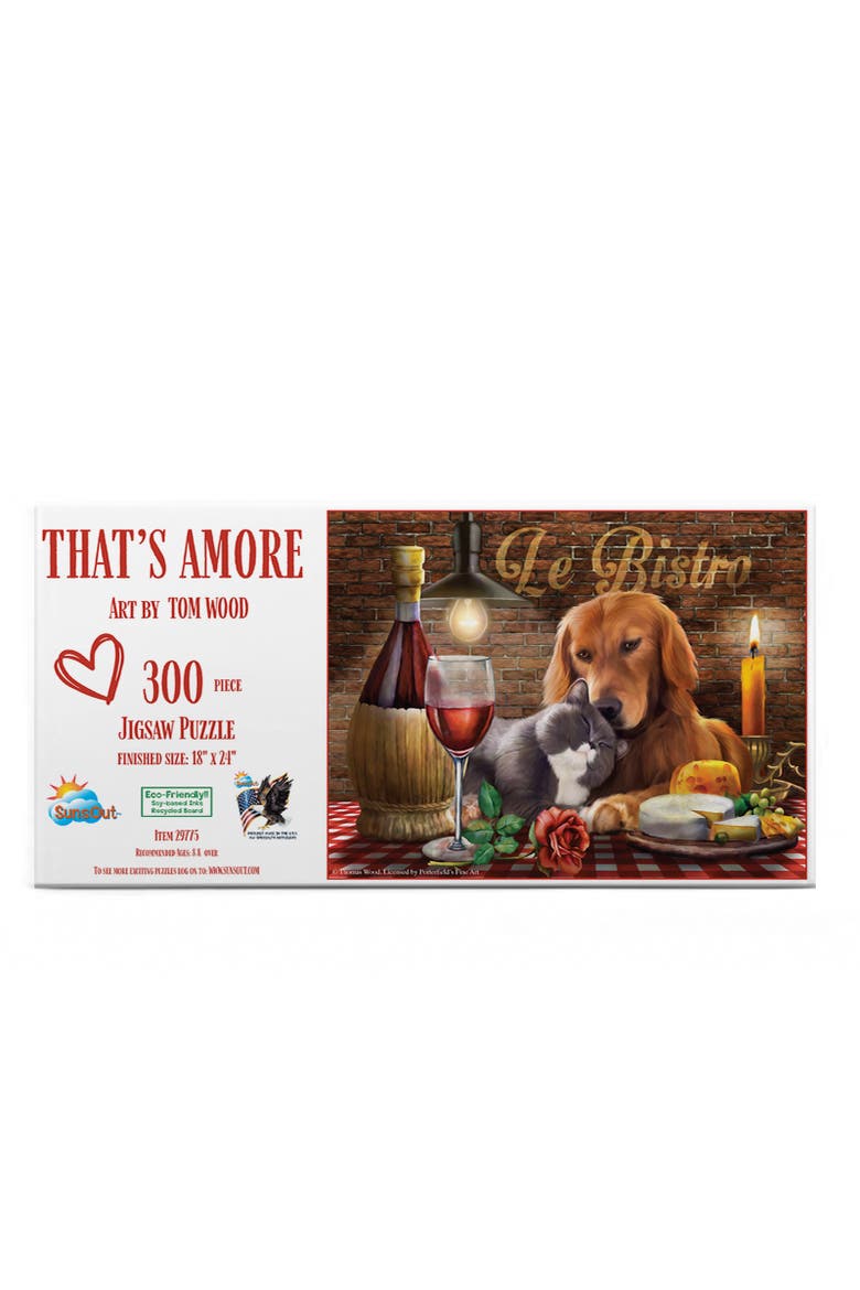 That's Amore 300 piece Jigsaw Puzzle for Adults, Alternate, color, Multicolor