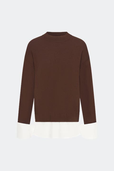 Pip Poplin Combo Sweater