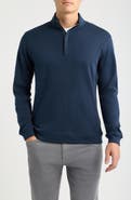 Peter Millar Grant Cotton & Cashmere Quarter Zip Sweater