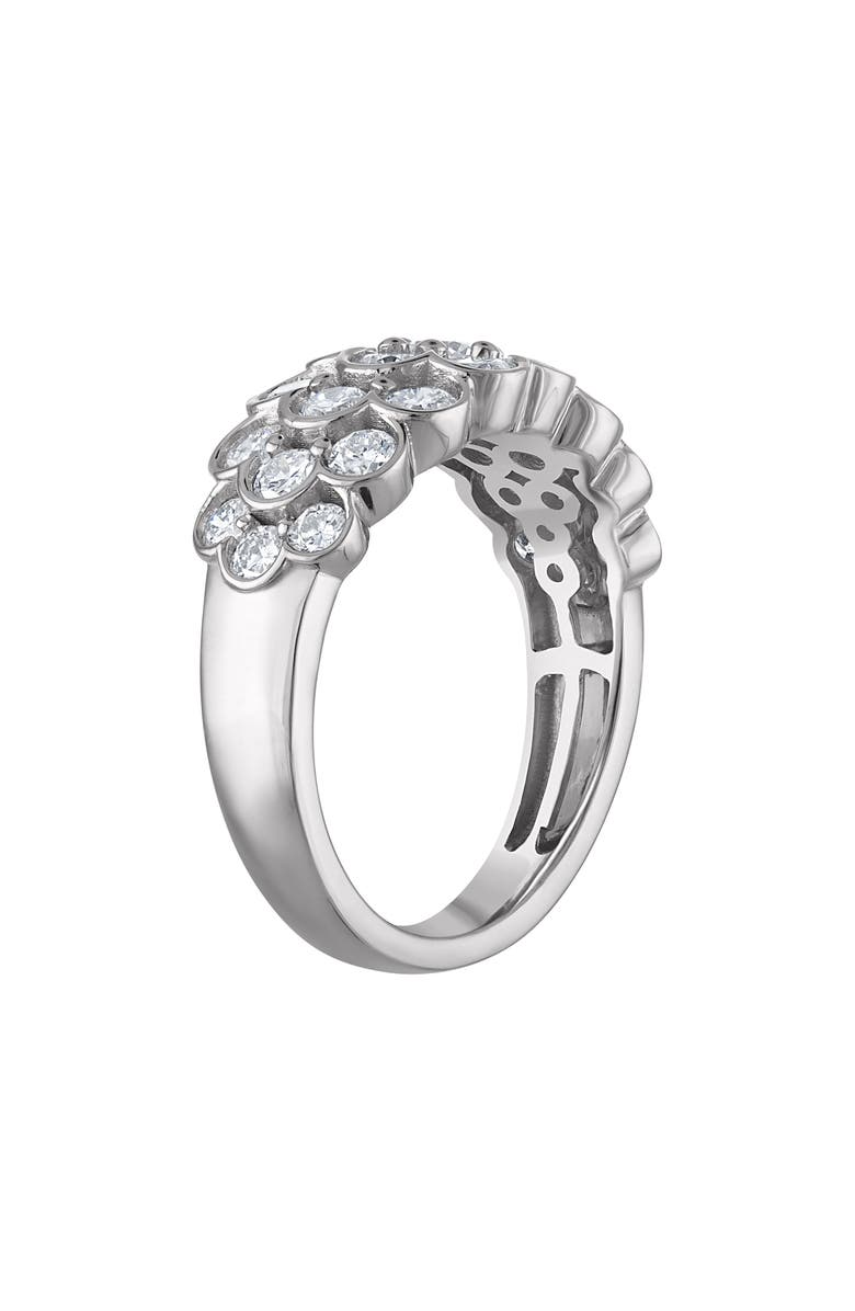 FZN Sterling Silver Lab Grown Diamond Ring, Alternate, color, White