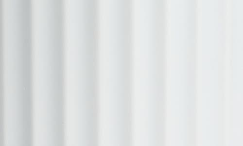 Lyngby Porcelaen 8-inch Fluted Vase In White