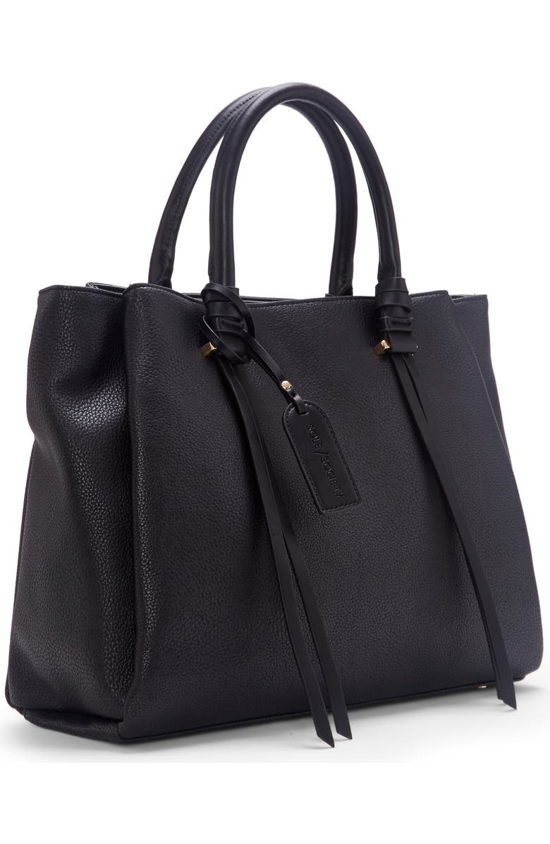 Sole Society Eban Faux Leather Satchel, Alternate, color,