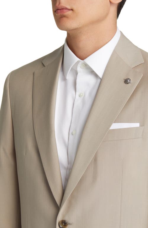 Jack Victor Esprit Soft Constructed Solid Wool Suit In Multi