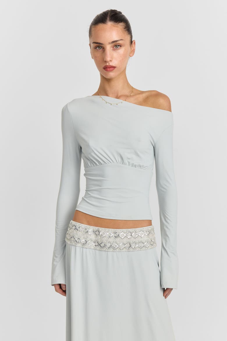 Claudette Top, Alternate, color, Blue