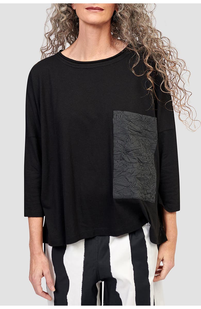 Alembika Boxy tee with oversized patch pocket, Main, color, 