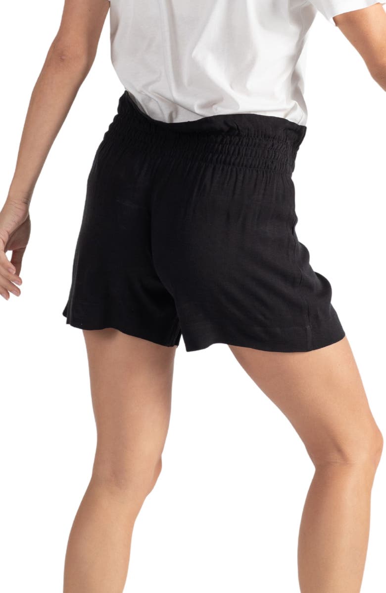 Cache Coeur Maternity shorts Nubie, Alternate, color, Black