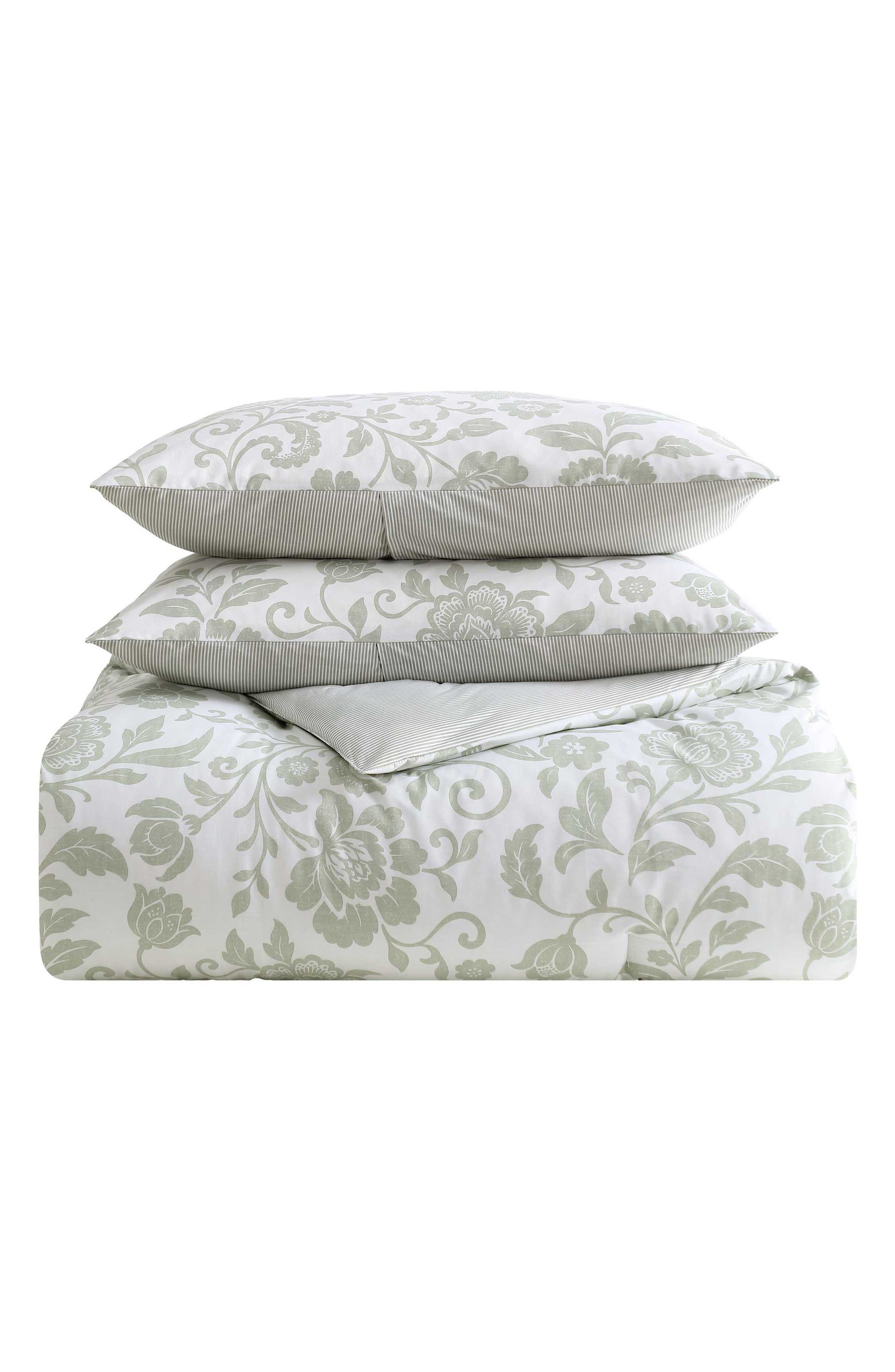 Jacob Bay Floral Cotton Comforter Set