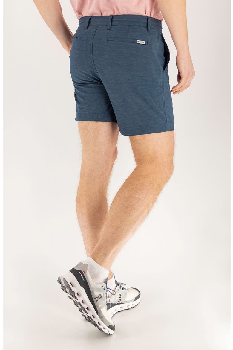 6-Inch Hybrid Chino Shorts, Alternate, color, NAVY BLAZER